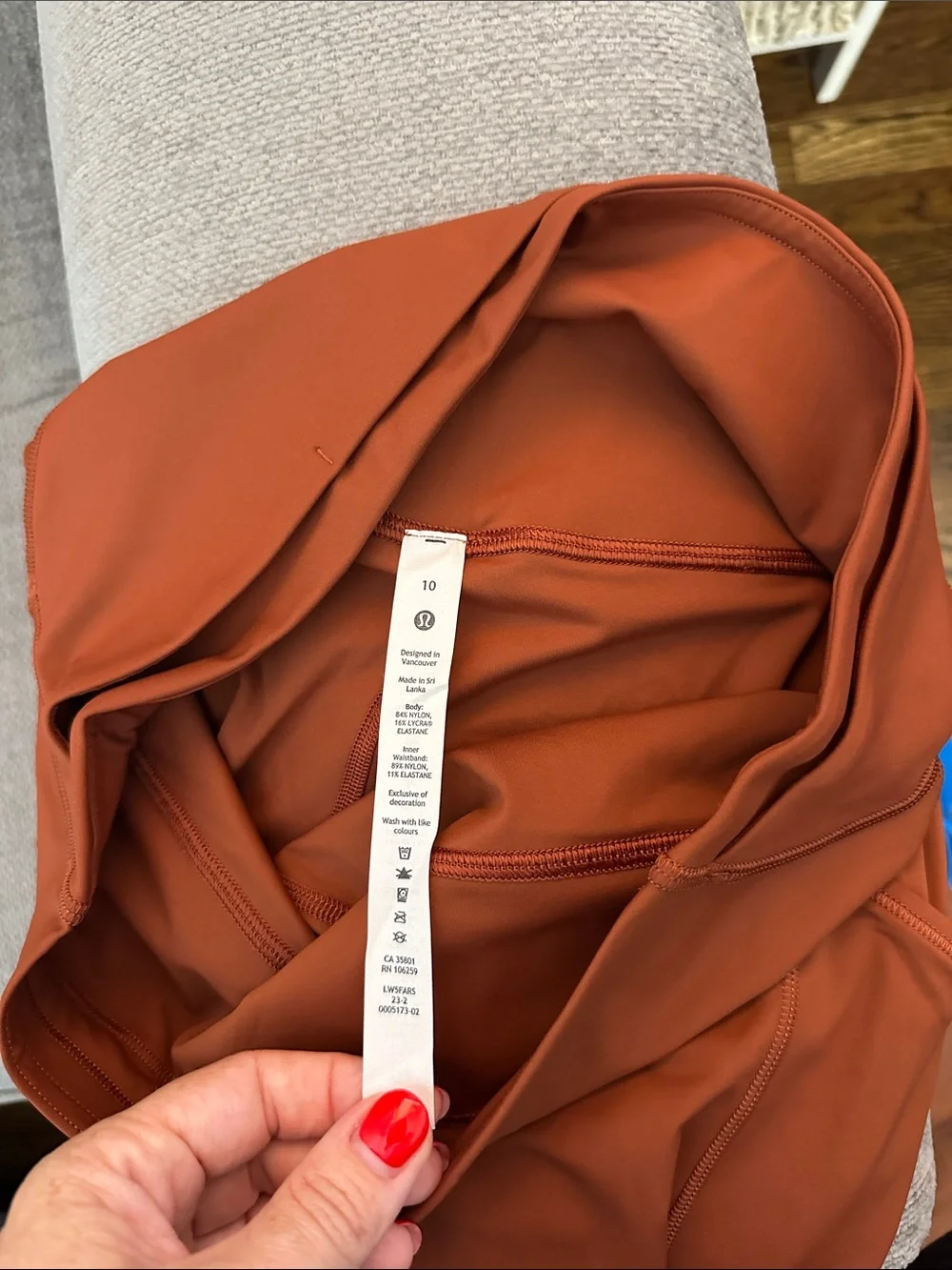 Lululemon fast and free right 25 inch size 10 - Picture 5 of 6
